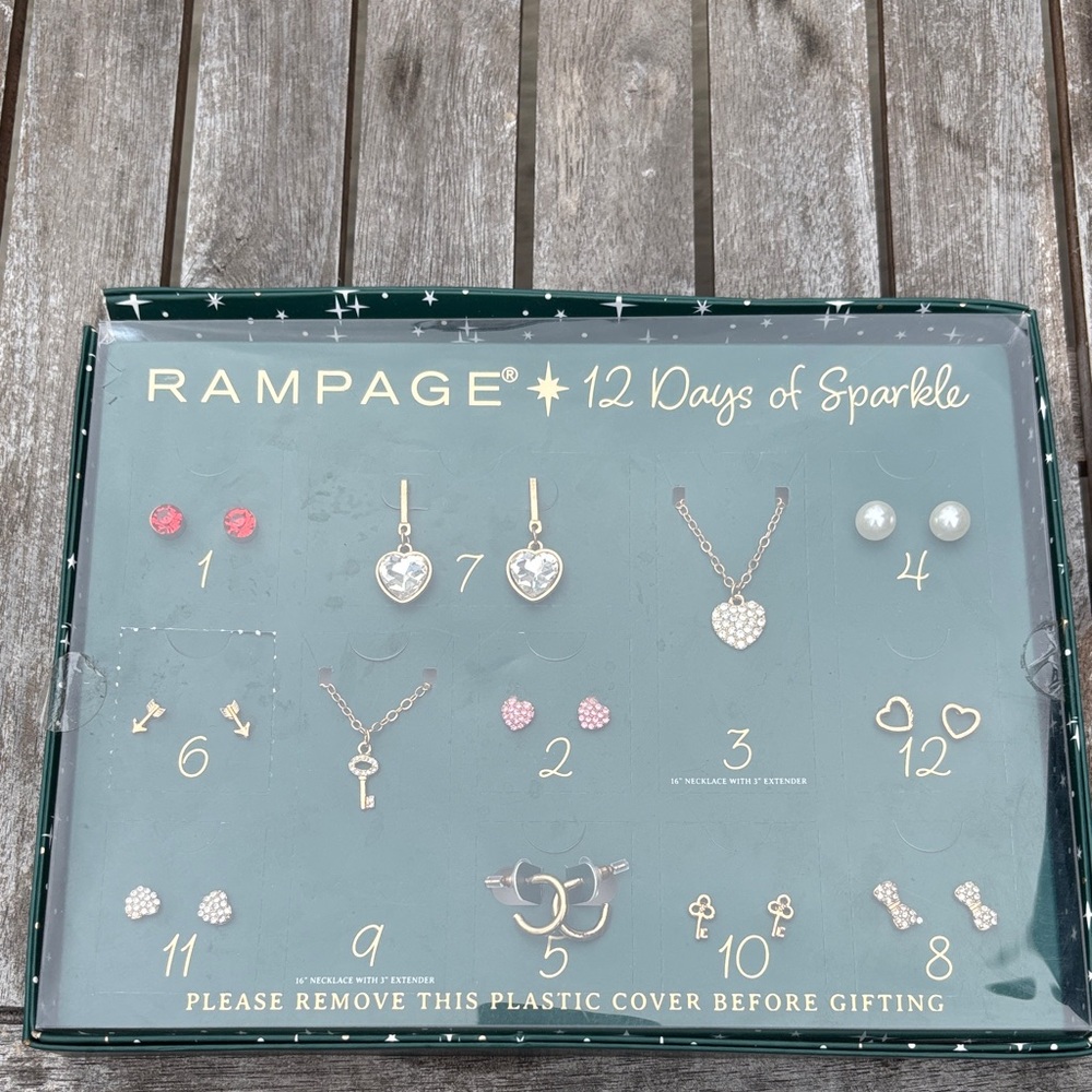 Rampage Sparkling Heart and Pearl Jewelry Collection